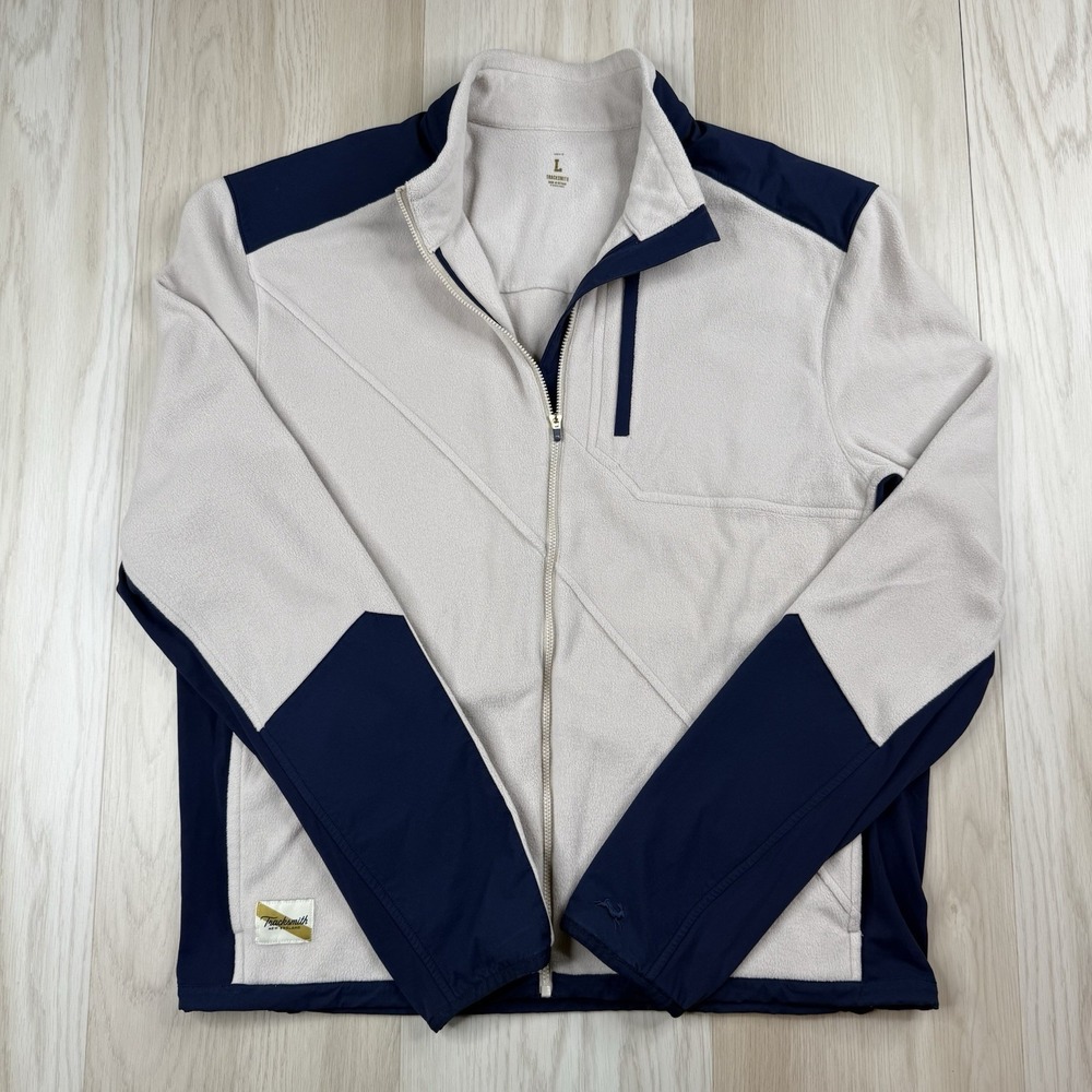 Tracksmith Franklin Fleece Full Zip Fleece Jacket Running Mens Size L Large